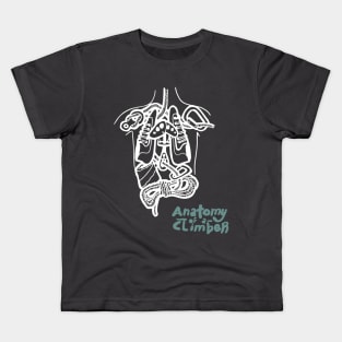 Anatomy of a Climber Kids T-Shirt